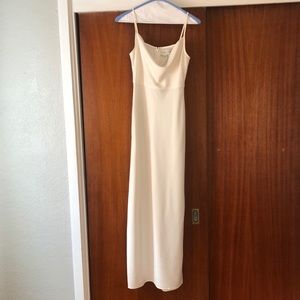 BHLDN Cali Satin Charmeuse Midi Dress